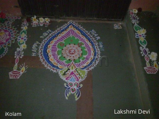 Rangoli: Stencil rangoli