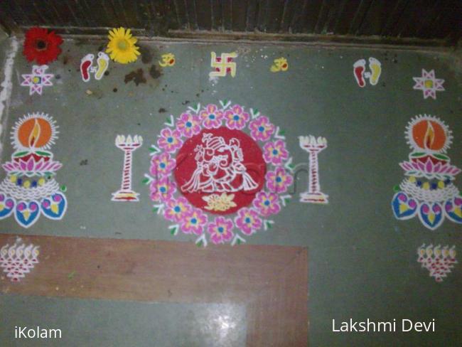 Rangoli: Stencil rangoli