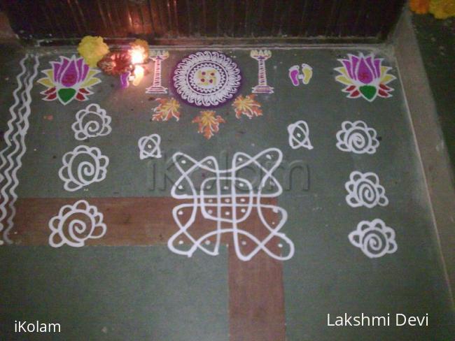 Rangoli: Stencil rangoli