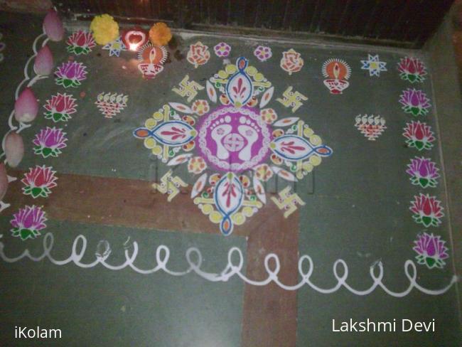 Rangoli: Stencil rangoli