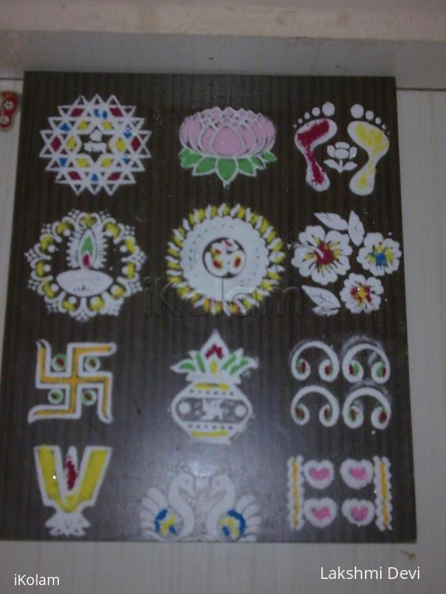 Rangoli: Stencil rangoli