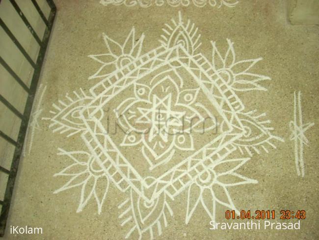 Rangoli: Free hand Kolam