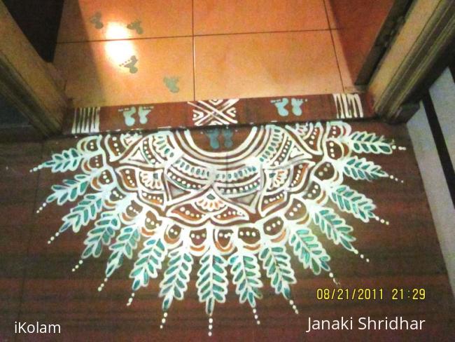 Rangoli: Krishnar Janmashtami 2011