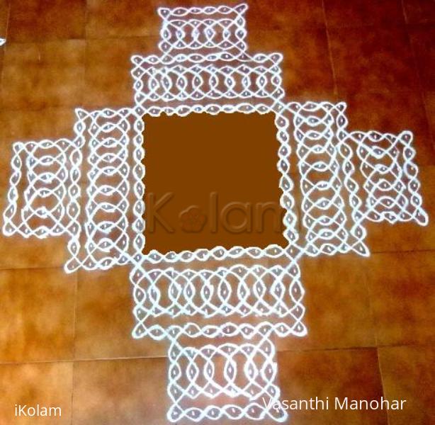 Rangoli: Dotted Kolam