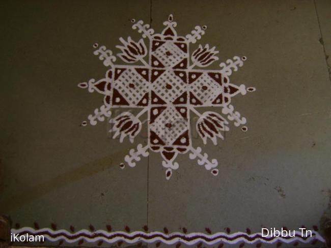 Rangoli: Simple Maakolam