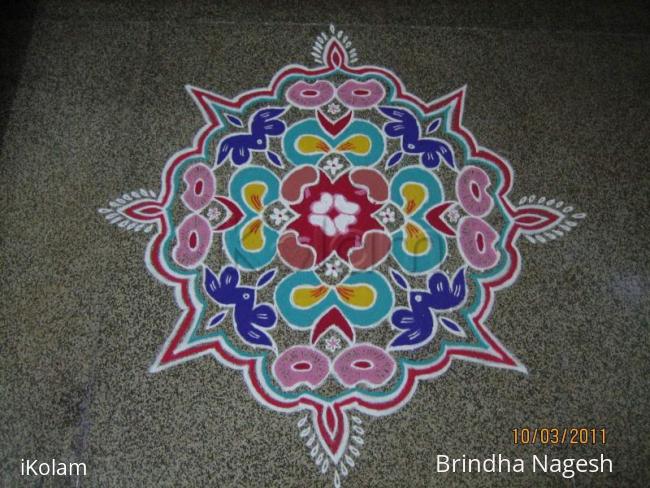 Rangoli: Kidney Rangoli 