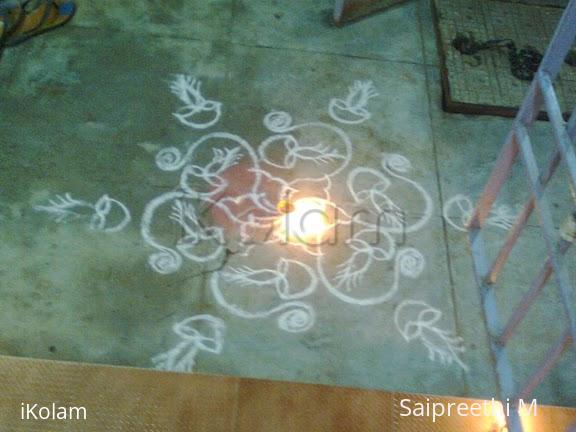 Rangoli: Third one of my creation