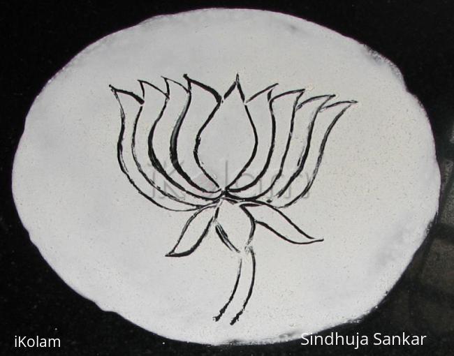 Rangoli: Lotus Dosa