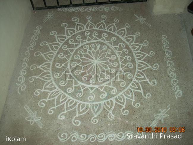 Rangoli: Odissha Kolam