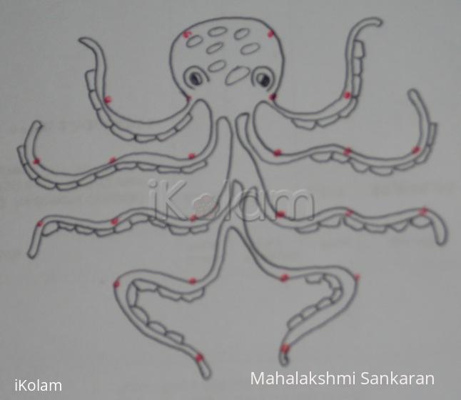 Rangoli: Octopus