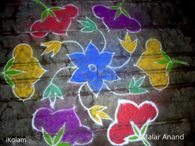 Rangoli: Flower Rangoli