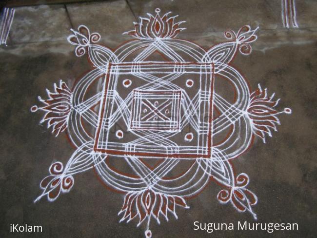 Rangoli: padi kolam 8