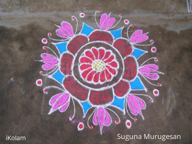 Rangoli: free hand