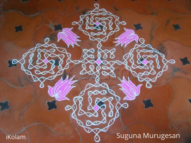 Rangoli: chikku kolam