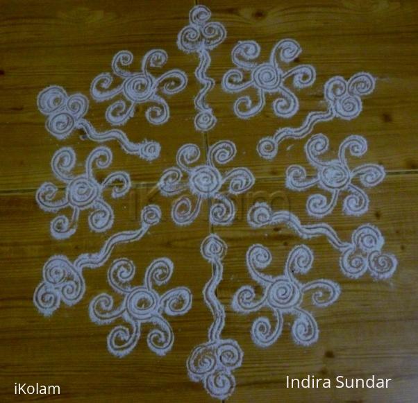 Rangoli: Simple Kolam