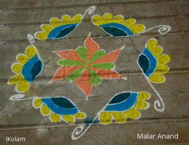 Rangoli: Simple rangoli