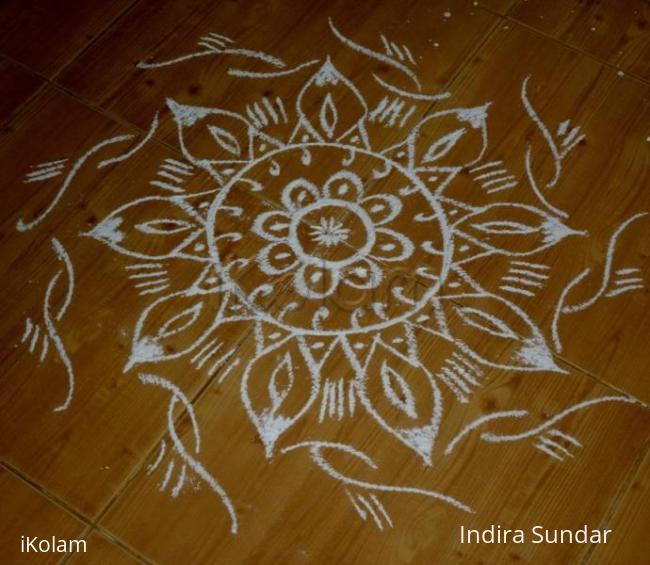 Rangoli: Freehand kolam