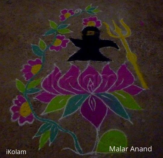 Rangoli: Shivarathri Rangoli