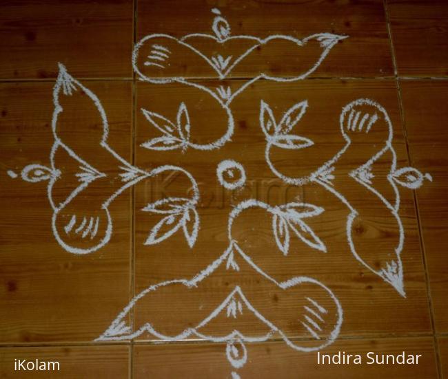 Rangoli: My very first dotted kolam