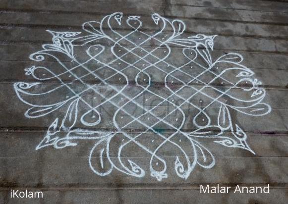 Rangoli: Simple kolam