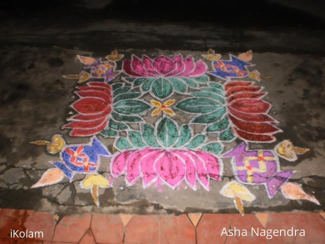 Rangoli: pongal kolam