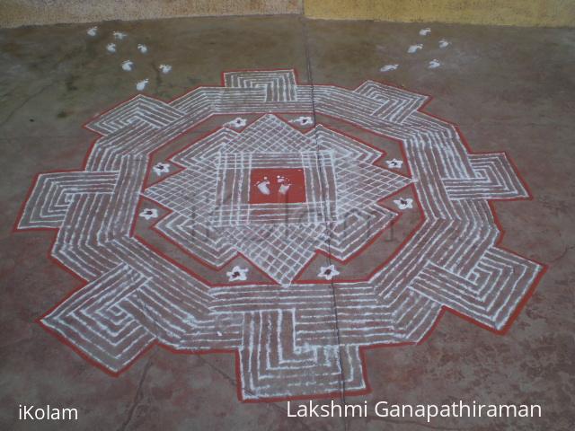 Rangoli: gokulaashtami