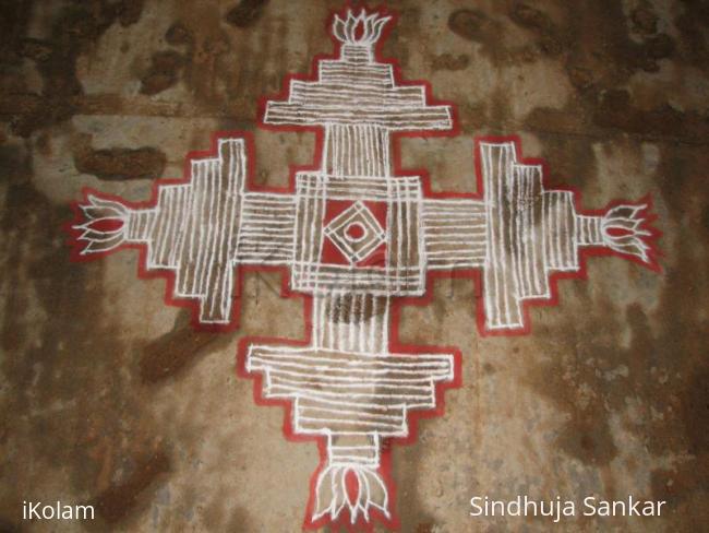 Rangoli: Padi Kolam 2