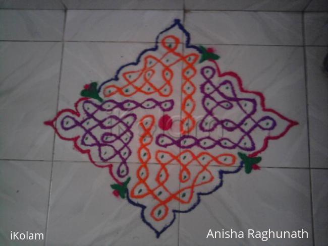 Rangoli: chikku kolam