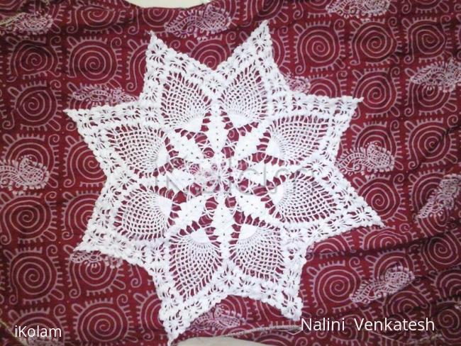 Rangoli: Pineapples and webs