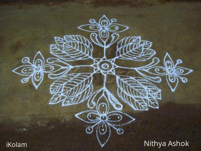 Rangoli: 15x 1 kolam