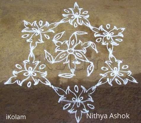 Rangoli: Dotted Kolam