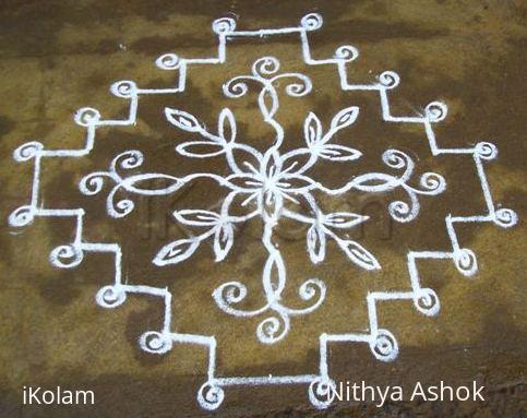 Rangoli: Dotted kolam