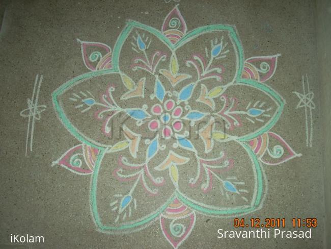 Rangoli: Kolam on Rama Navami