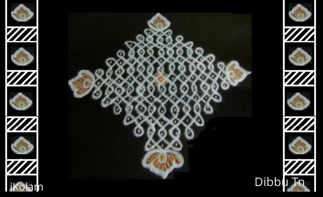 Rangoli: 15 x 1 Kolam