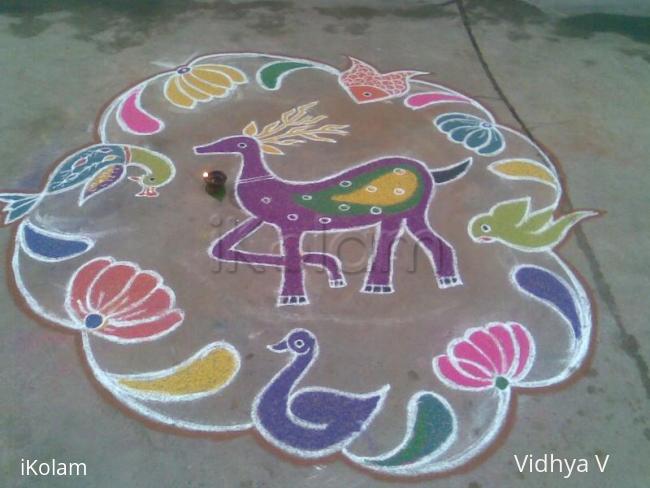 Rangoli: margazhi kolangal