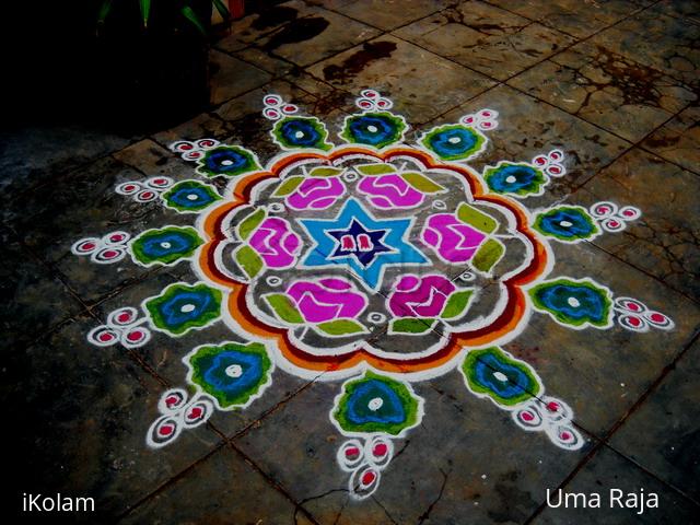 Rangoli: Krishnajeyanthi - (50th kolam)