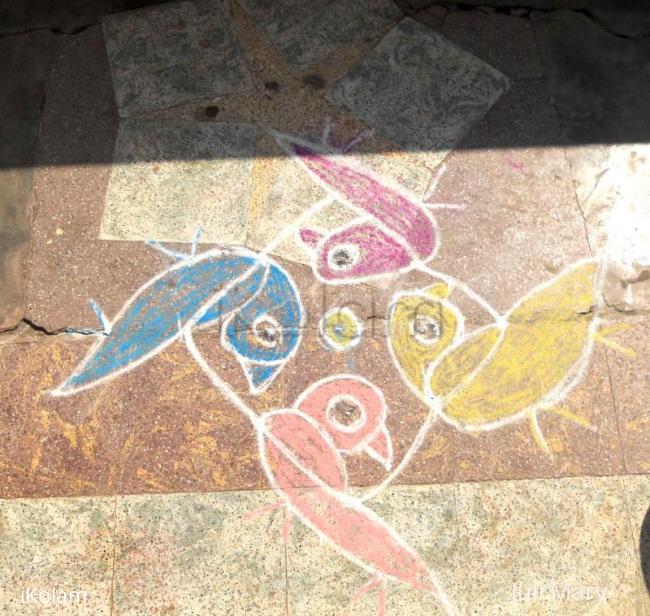 Rangoli: small kolam