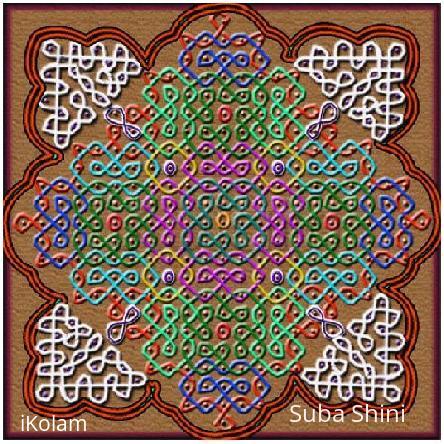 Rangoli: sikku kolam14