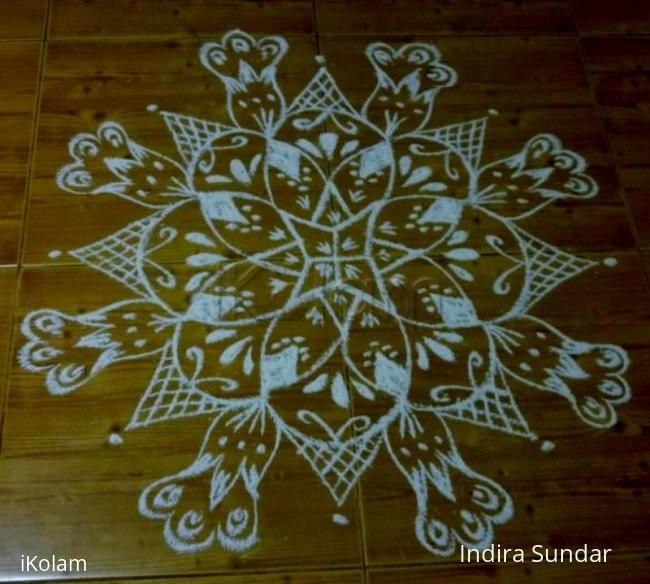 Rangoli: Freehand KOLAM