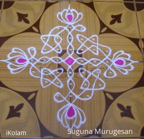 Rangoli: chikku kolam