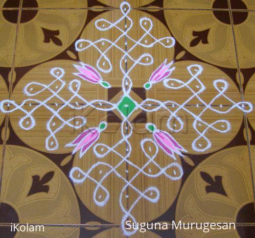 Rangoli: chikku kolam