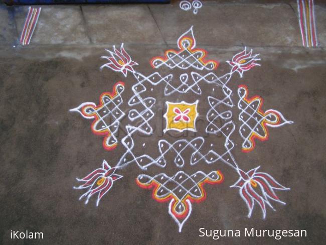 Rangoli: chikku kolam 17