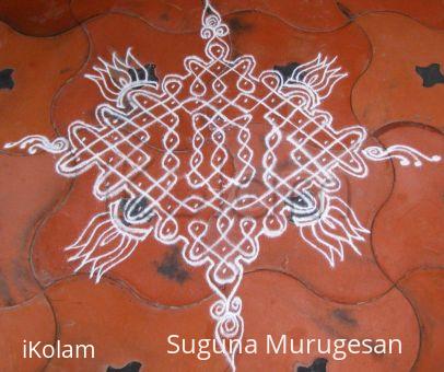 Rangoli: chikku kolam