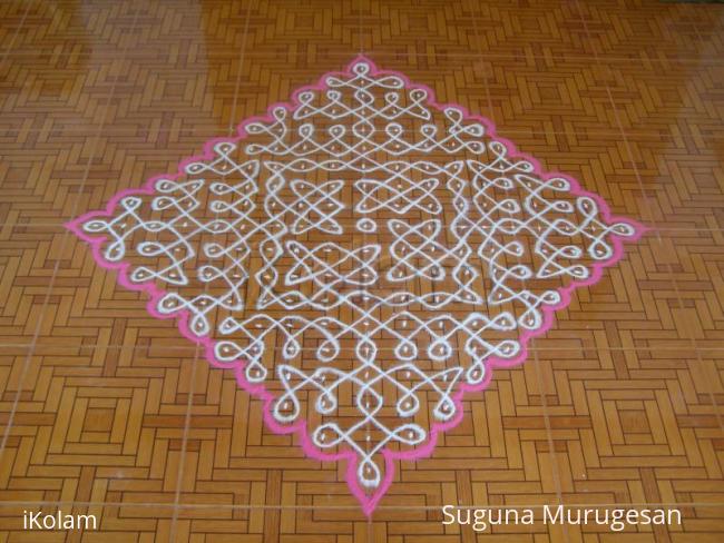 Rangoli: chikku kolam