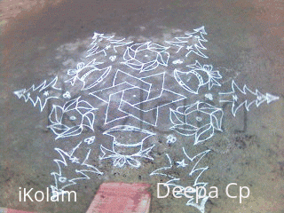 Rangoli: Christmas kolam