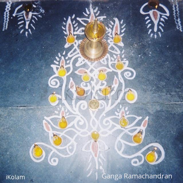 Rangoli: kaartika deepam