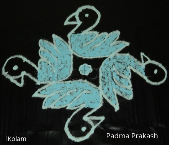 Rangoli: Duck kolam