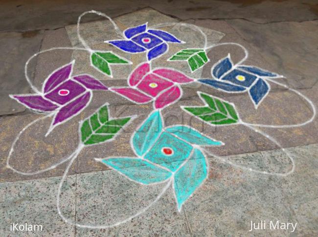 Rangoli: dotted kolam 20