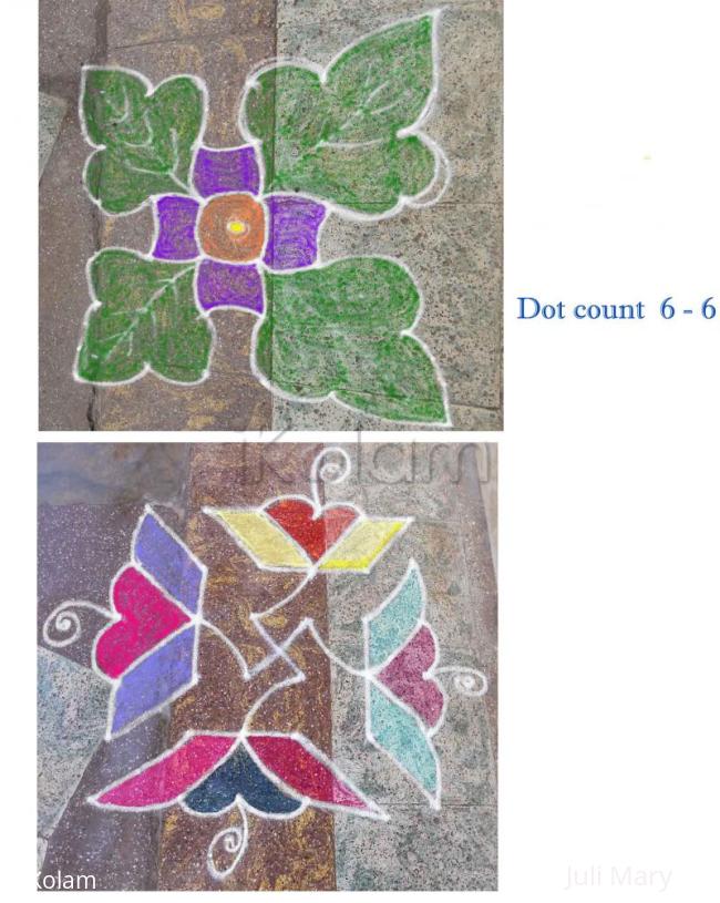 Rangoli: dotted kolam 21