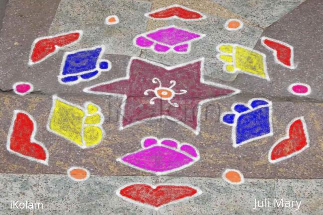 Rangoli: dotted kolam 26